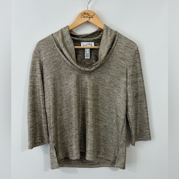 Joseph Ribkoff Cowl Neck Shirt - Picture 4 of 6